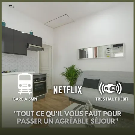 Apartamento Cocon Douillet, Proche Gare, Wifi Drancy Exterior foto