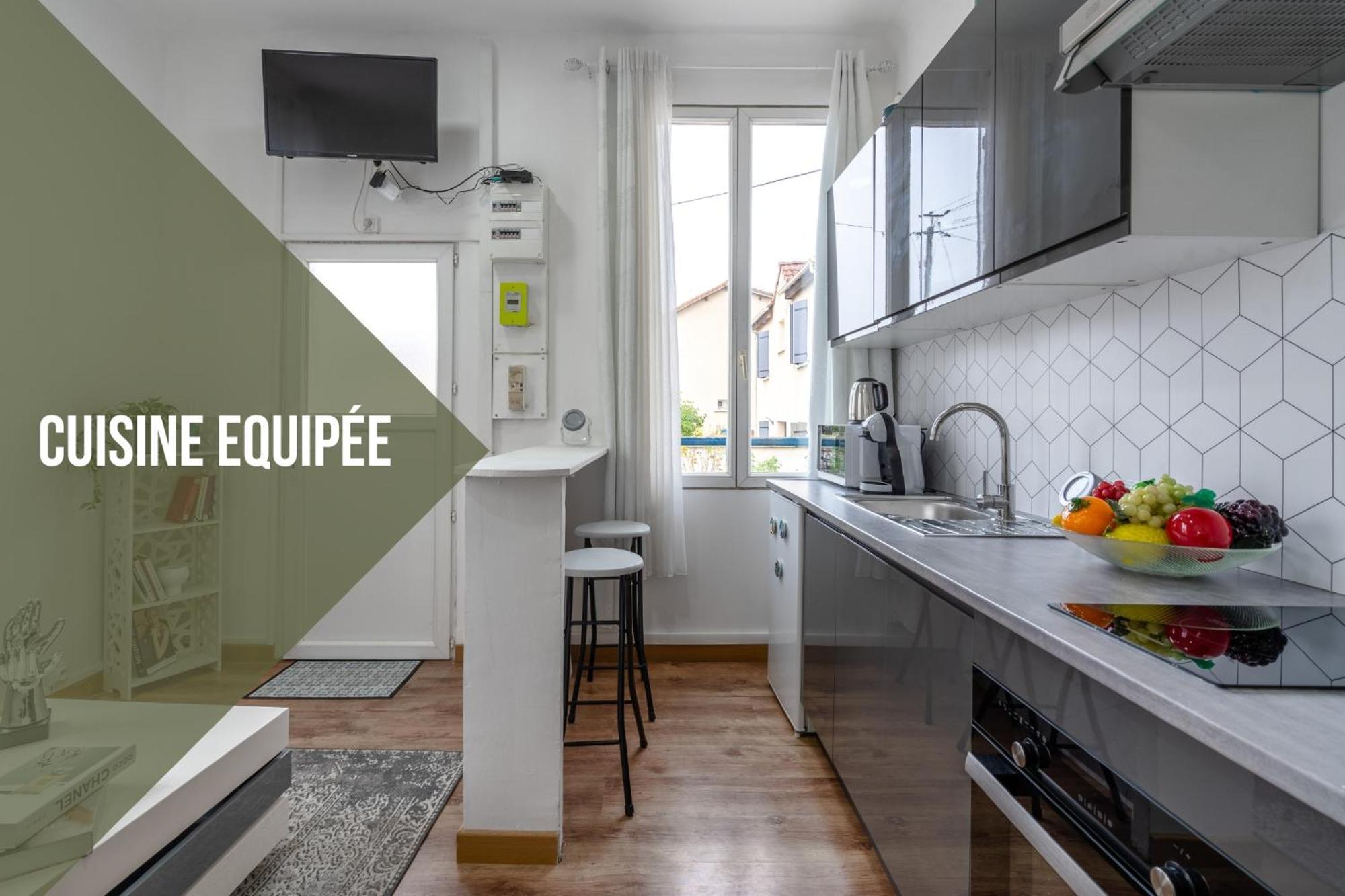 Apartment Cocon Douillet, Proche Gare, Wifi Drancy